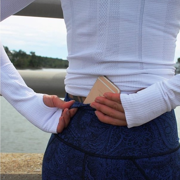 Lululemon run swiftly tech top heathered white - Picture 5 of 5